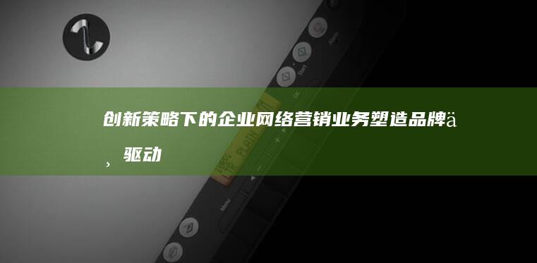 创新策略下的企业网络营销业务：塑造品牌与驱动增长